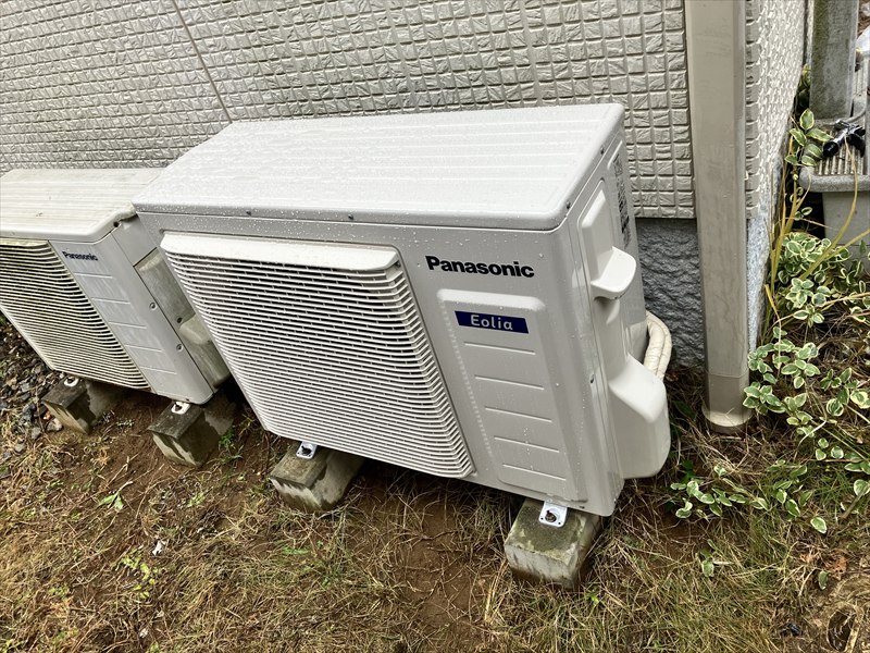 隠蔽配管 エアコン交換工事_施工事例4