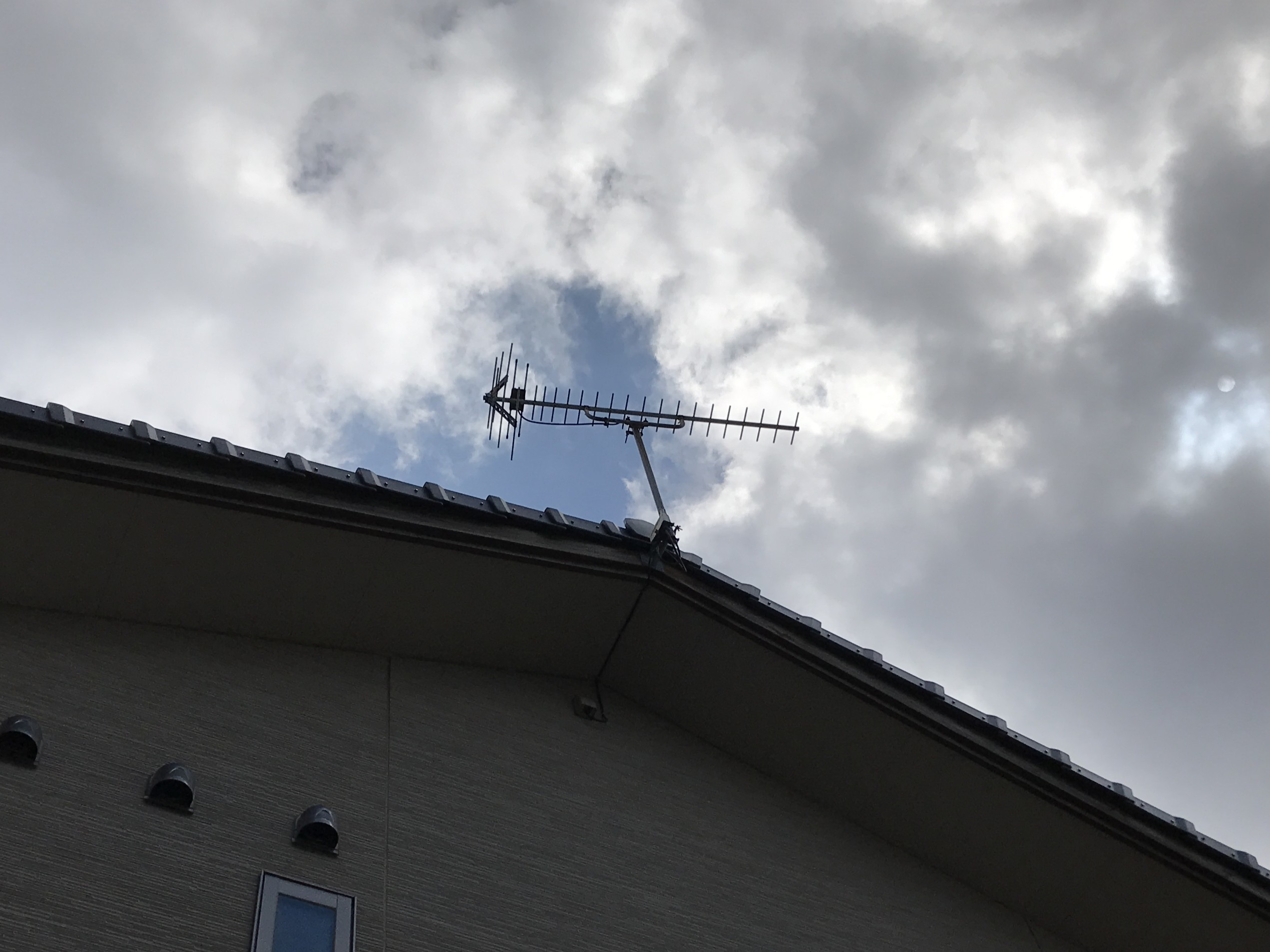 BSアンテナのみ撤去工事_施工前