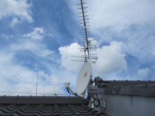 アンテナ建て直し工事 施工後