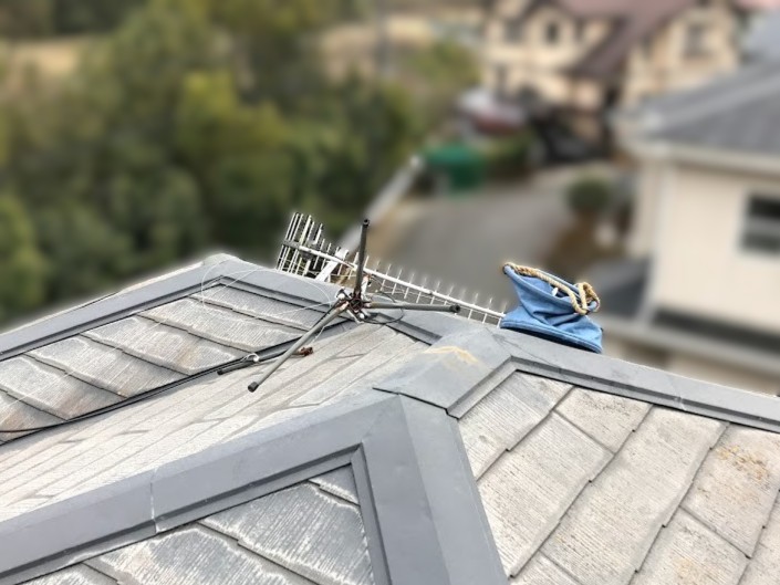 アンテナ建て直し工事_施工前