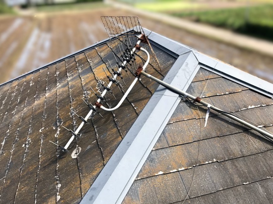 アンテナ建て直し工事_施工前