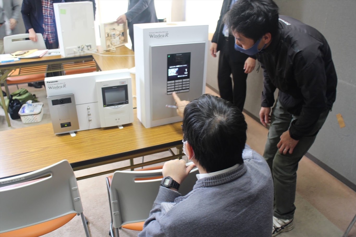 機器比較説明会の様子