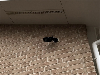 防犯カメラ設置工事 マスプロ製1