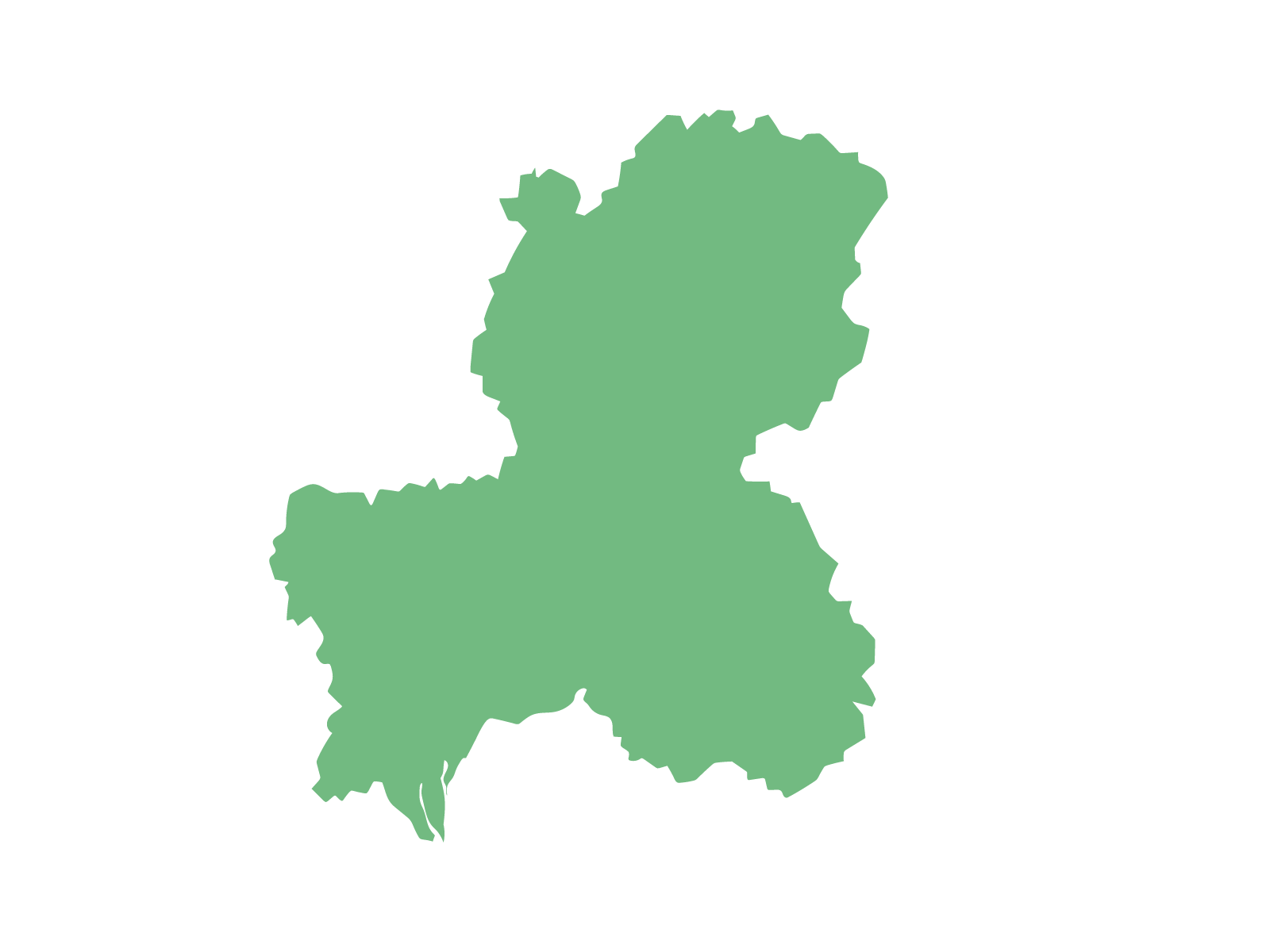 千葉県のシルエット