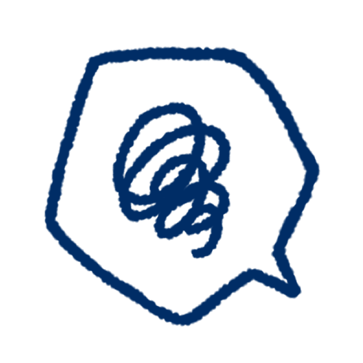 もやもやの吹き出し