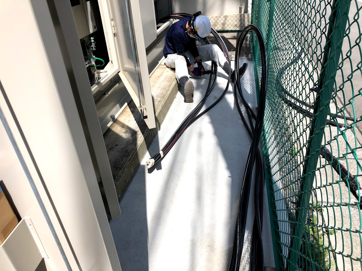 動力設備入れ替えにともなうキュービクル更新工事_施工前