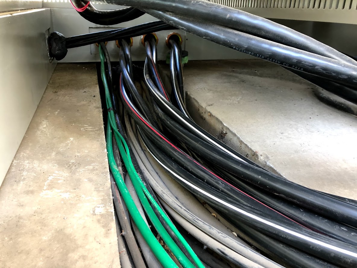 動力設備入れ替えにともなうキュービクル更新工事_施工前