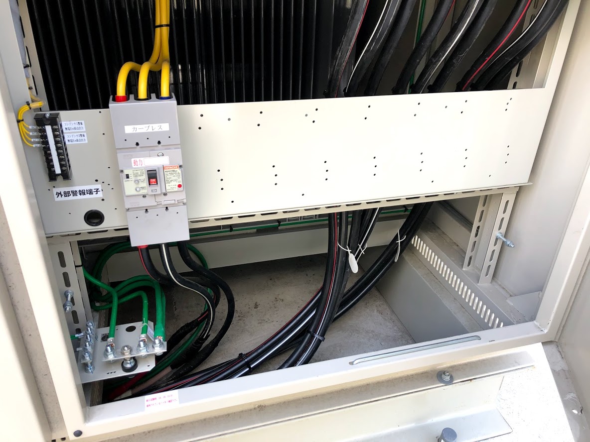 動力設備入れ替えにともなうキュービクル更新工事_施工前
