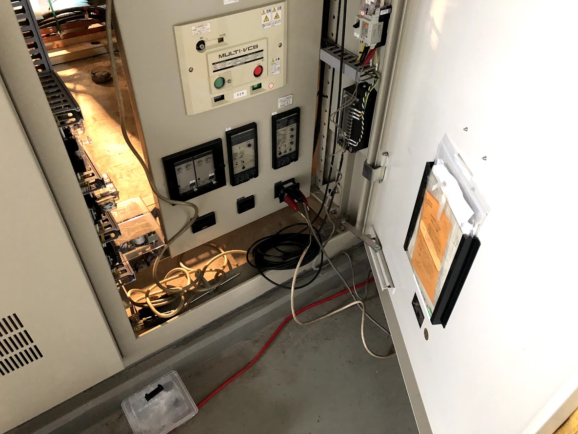 高圧ケーブル改修工事_施工前