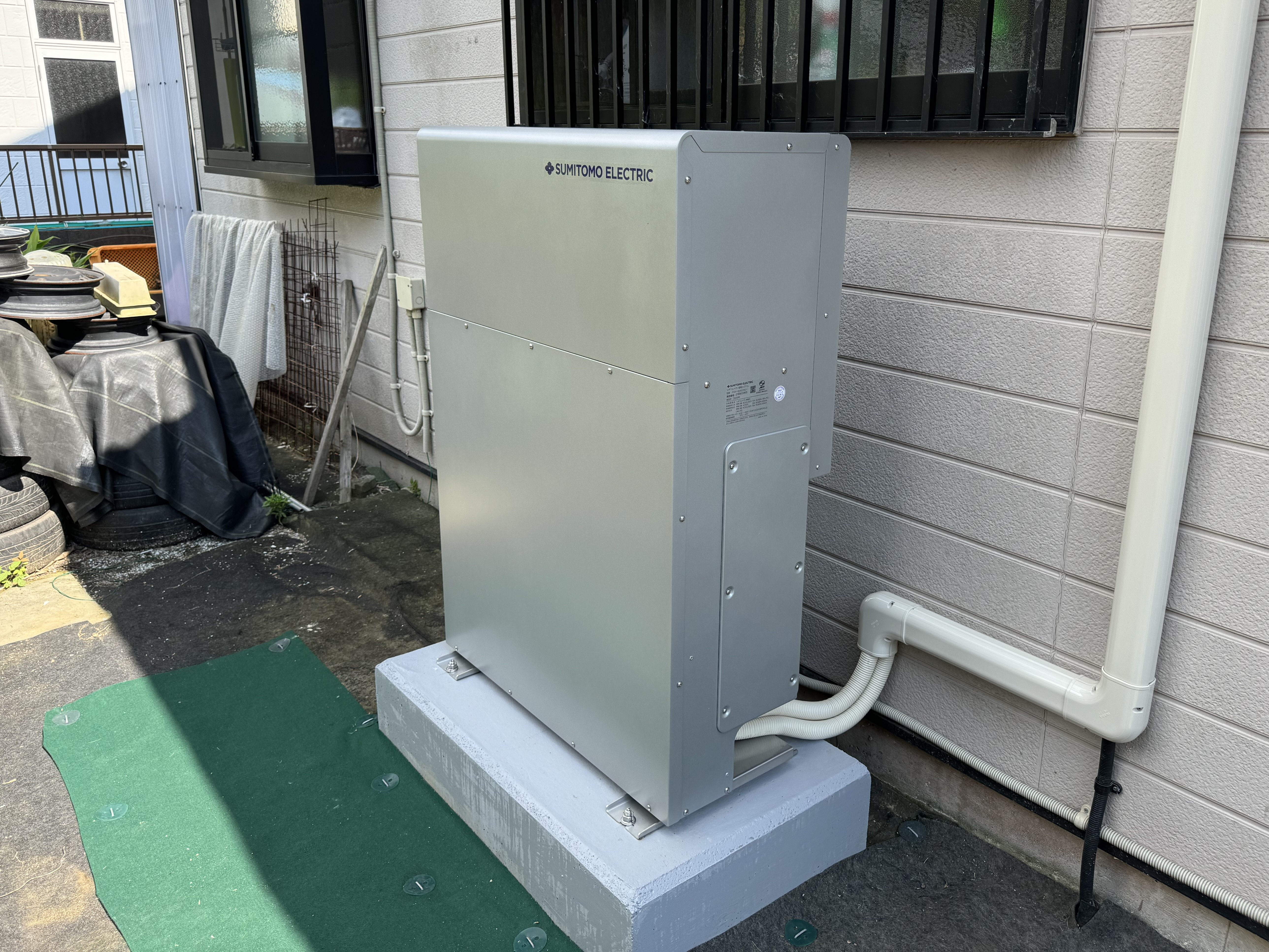 蓄電池設置工事_施工前