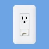 アースターミナル付き 接地コンセント