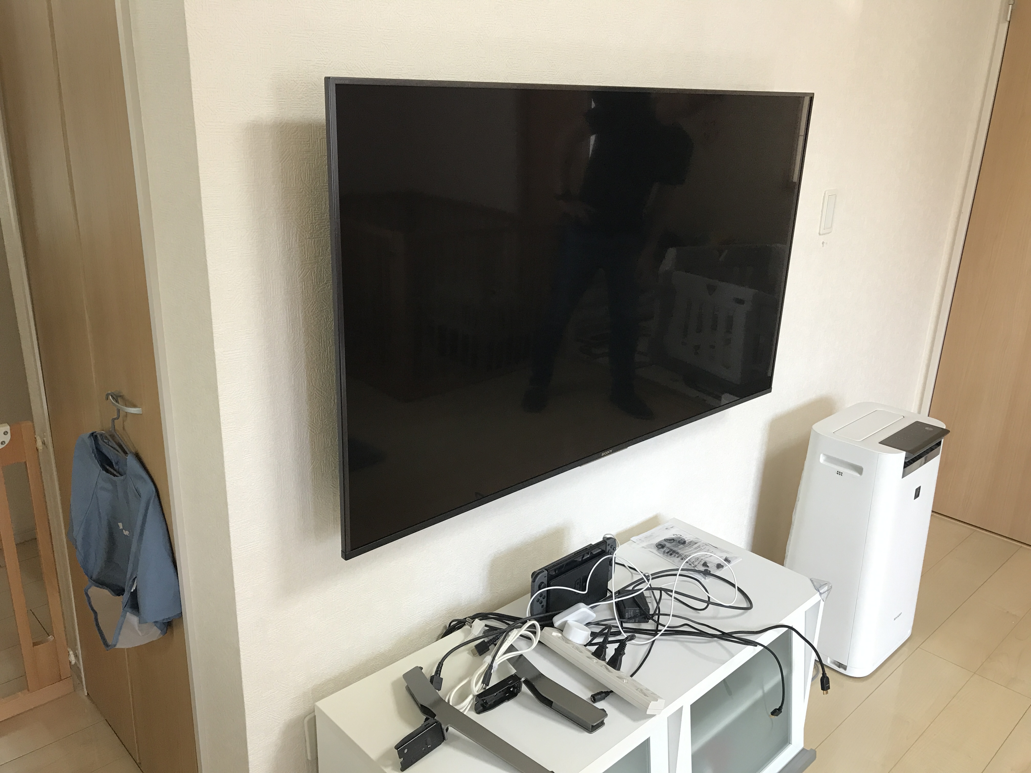壁掛けテレビ工事_施工事例2